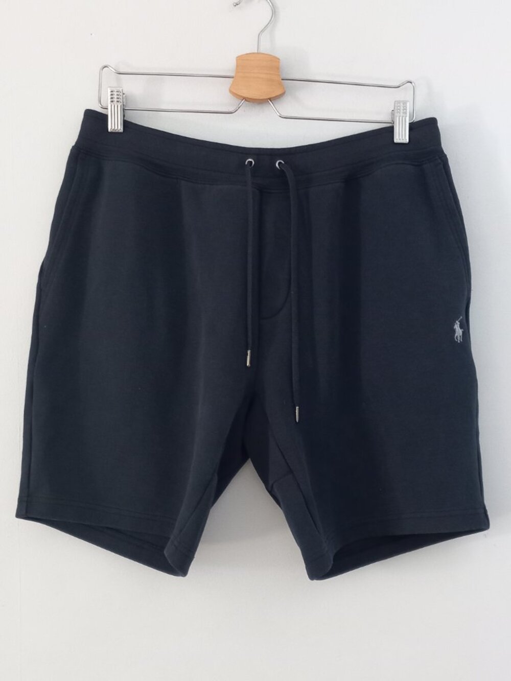 POLO RALPH LAUREN navy blue sweat shorts